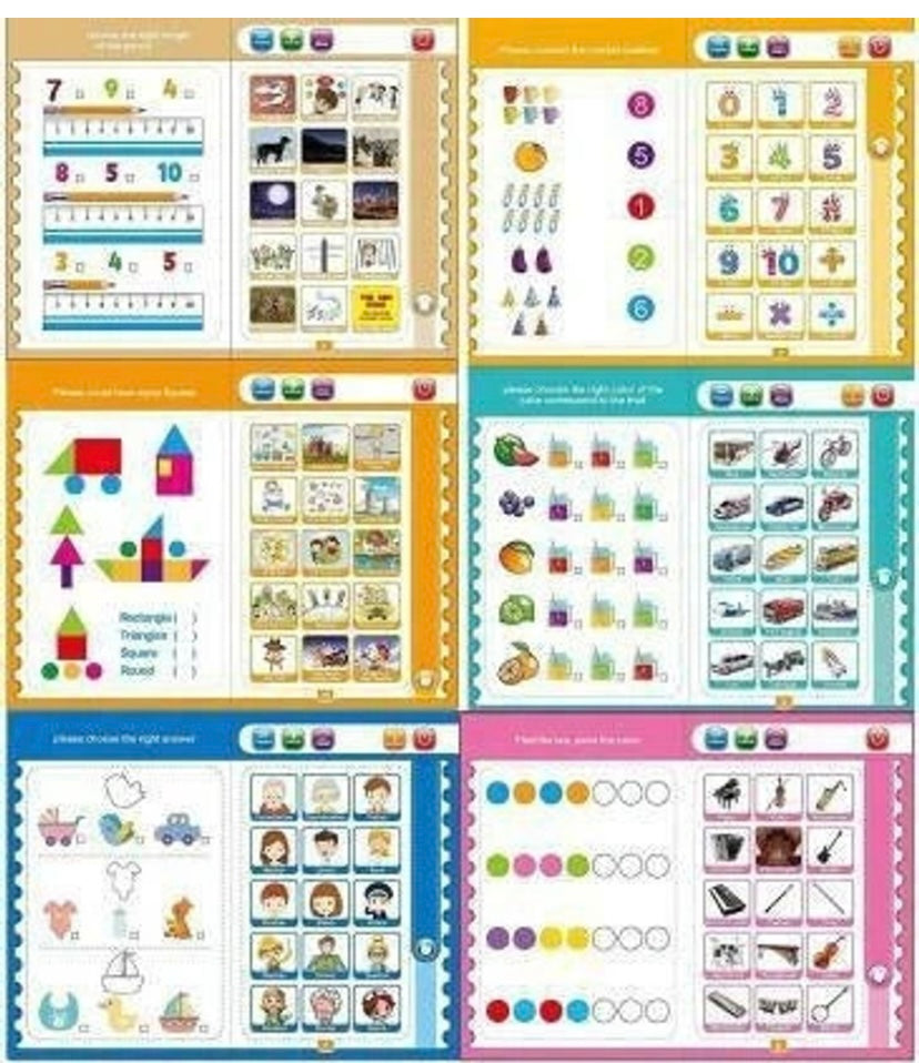 Musical learning study book for kids